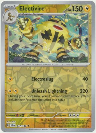 Electivire - 047/142 - Uncommon Reverse Holo