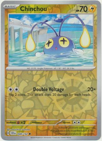 Chinchou - 048/142 - Common Reverse Holo