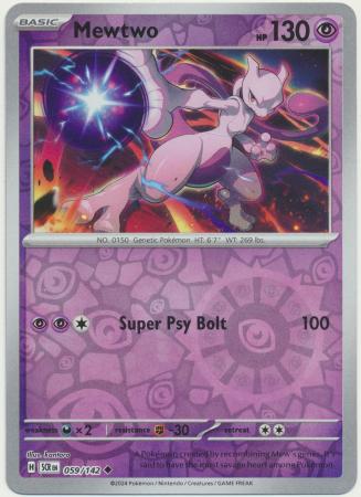 Mewtwo - 059/142 - Uncommon Reverse Holo