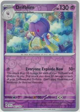 Drifblim - 061/142 - Uncommon Reverse Holo