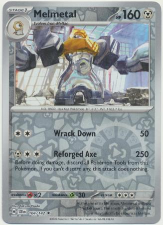 Melmetal - 104/142 - Reverse Holo Rare