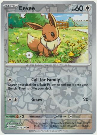 Eevee - 113/142 - Common Reverse Holo