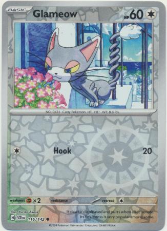 Glameow - 116/142 - Common Reverse Holo