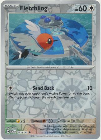 Fletchling - 121/142 - Common Reverse Holo