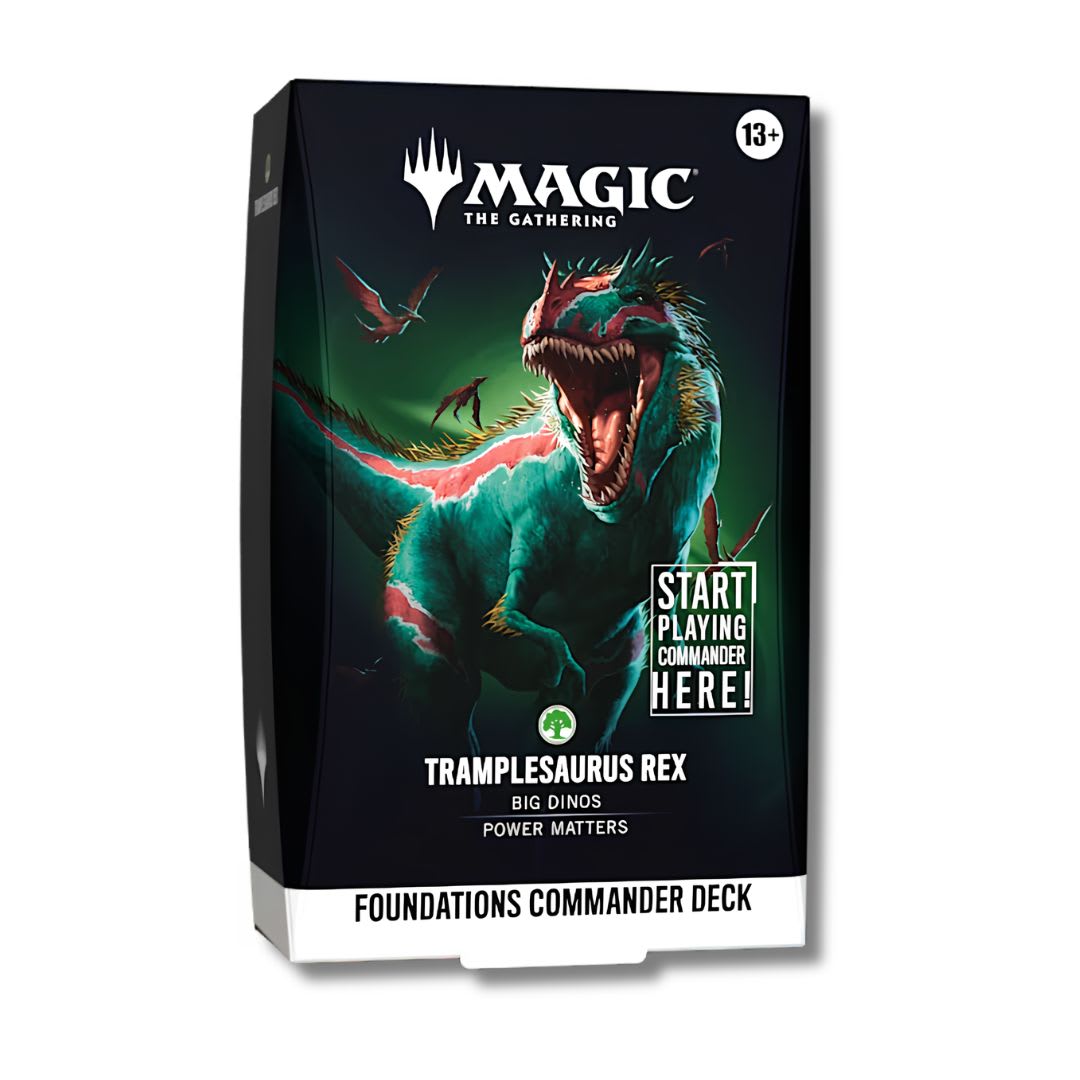 [PREVENTA 02/10/2026] Magic The Gathering: Reality Fracture Foundations Commander Deck - Tramplesaurus Rex (Inglés)