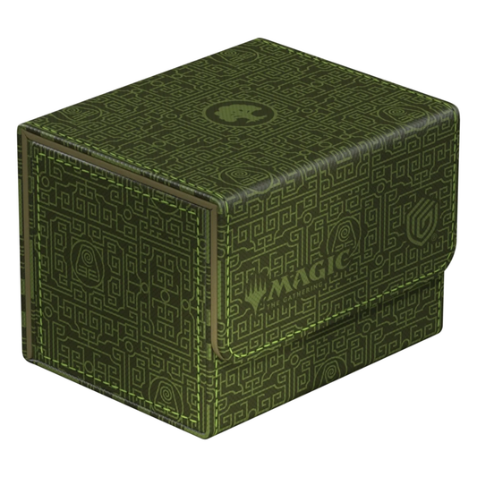 Magic: The Gathering Avatar: The Last Airbender Sidewinder 100+ Xenoskin Deck Box - Green Mana - Ultimate Guard Deck Boxes