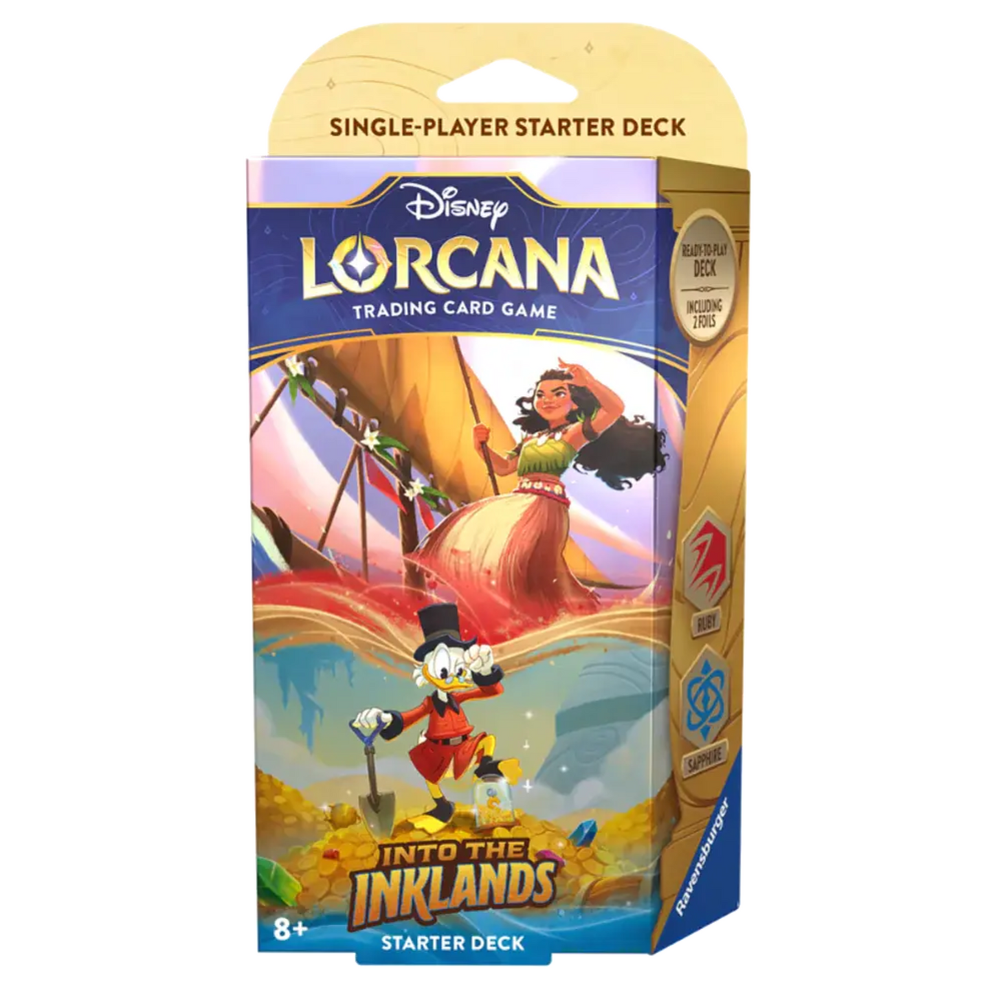 Disney Lorcana Into the Inklands Starter Deck Ruby & Sapphire