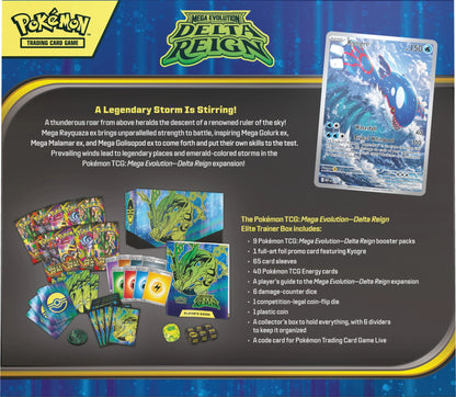 [PREVENTA 06/11/2026] Pokémon TCG Mega Evolution - Delta Reign - Elite Trainer Box - Inglés