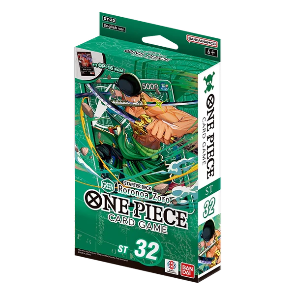[PREVENTA 30/08/2026] One Piece TCG: Starter Deck [ST-32] - Roronoa Zoro