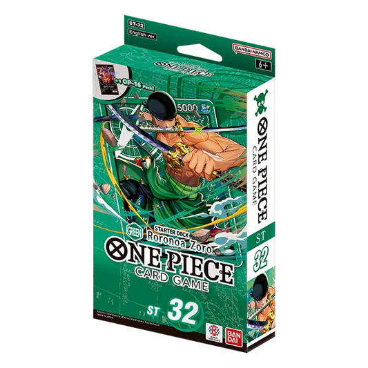 [PREVENTA 04/09/2026] One Piece TCG: Starter Deck [ST-32] - Roronoa Zoro