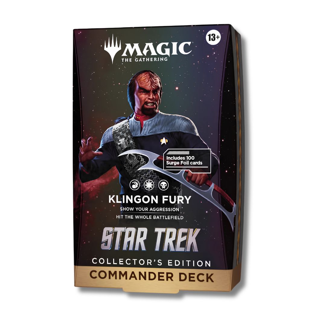 [PREVENTA 13/11/2026] Magic the Gathering: Star Trek Collector Edition Commander Deck - Klingon Fury (Inglés)