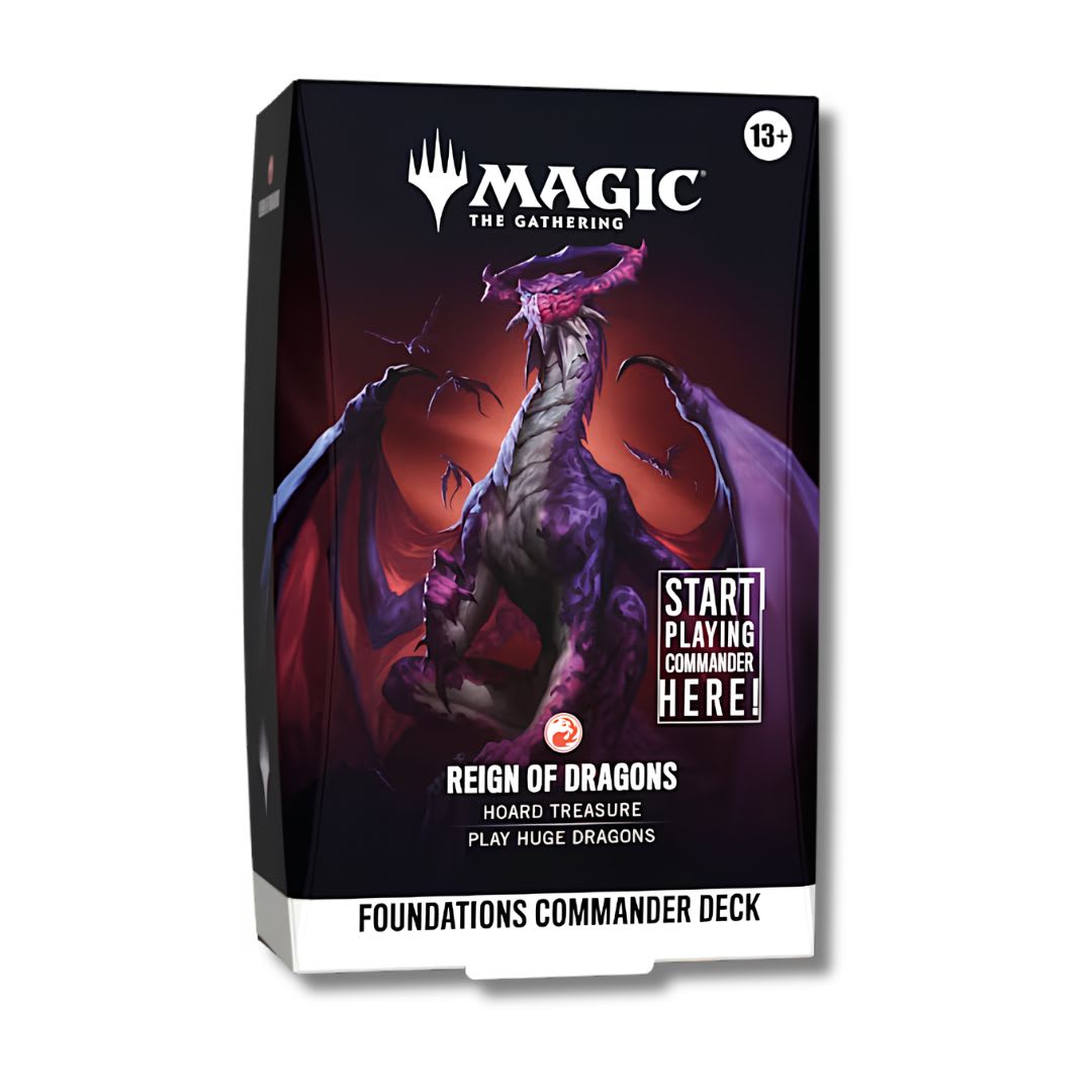 [PREVENTA 02/10/2026] Magic The Gathering: Reality Fracture Foundations Commander Deck - Reign of Dragons (Inglés)
