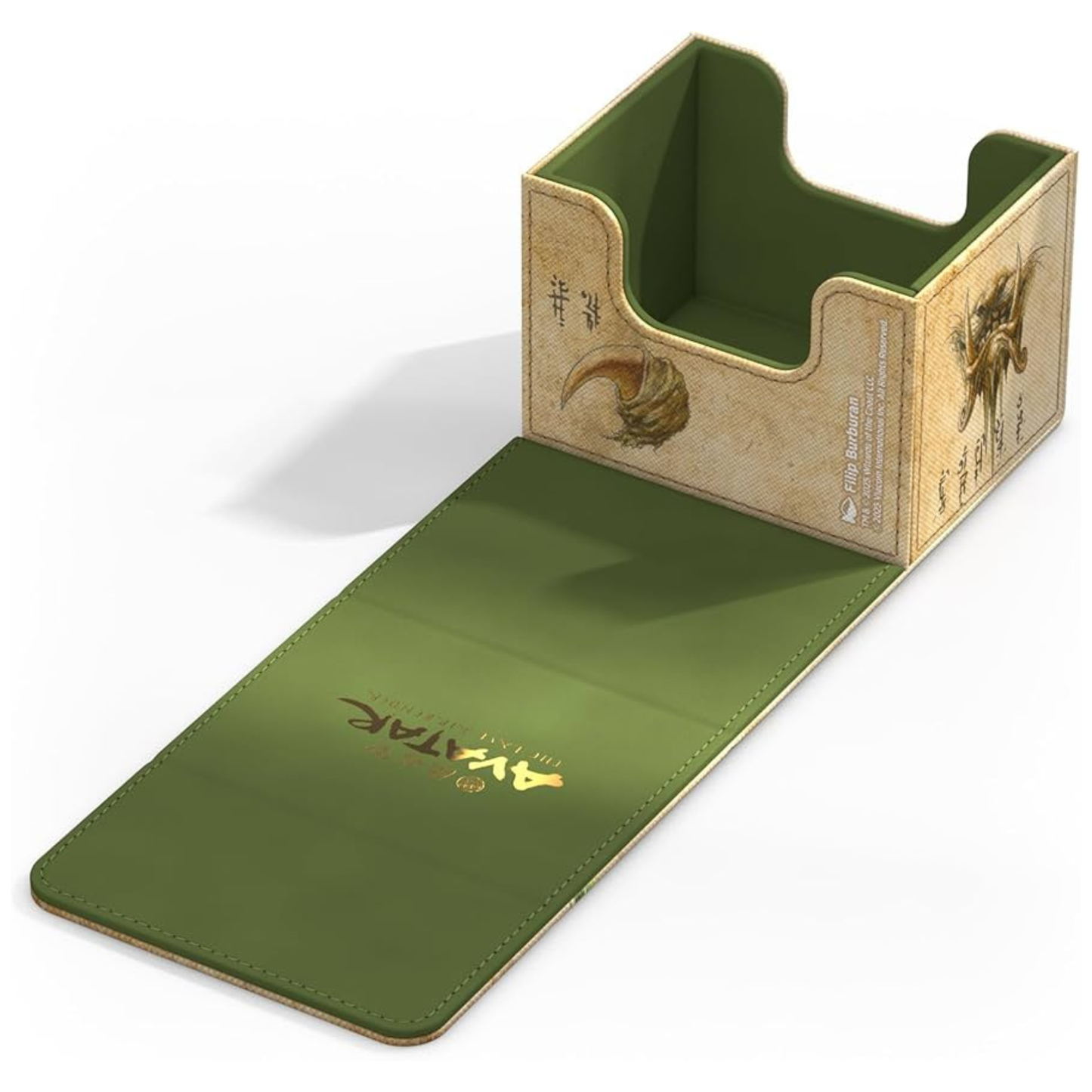 Magic: The Gathering Avatar: The Last Airbender Sidewinder 100+ Xenoskin Deck Box - The Lion-Turtle - Ultimate Guard Deck Boxes