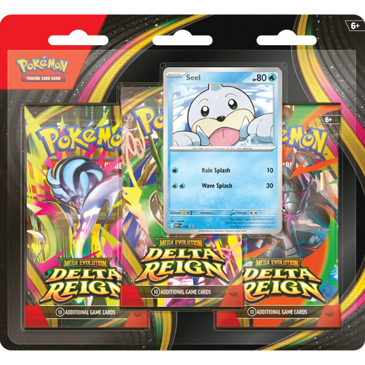 [PREVENTA 06/11/2026] Pokémon TCG Mega Evolution - Delta Reign - 3 pack blister - Inglés