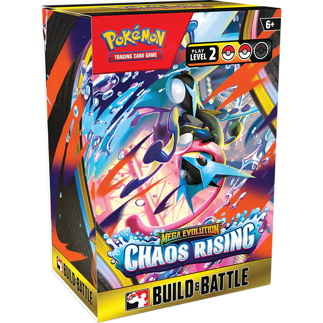 Mega Evolution Chaos Rising – Build And Battle – Inglés