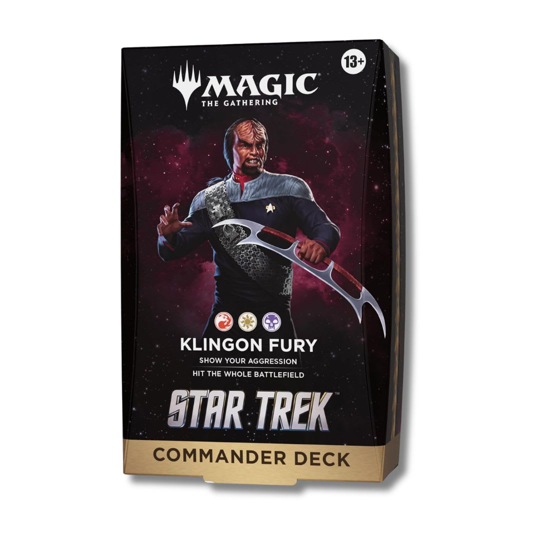 [PREVENTA 13/11/2026] Magic the Gathering: Star Trek Commander Deck - Klingon Fury (Inglés)