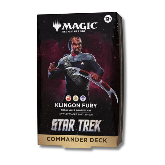 [PREVENTA 13/11/2026] Magic the Gathering: Star Trek Commander Deck - Klingon Fury (Inglés)