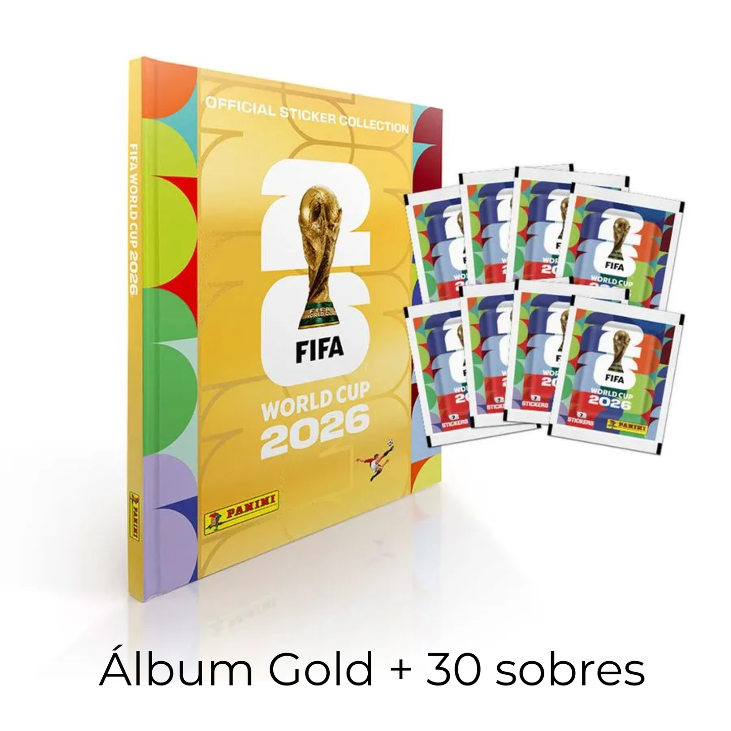 Álbum Gold FIFA 2026 + 30 Sobres