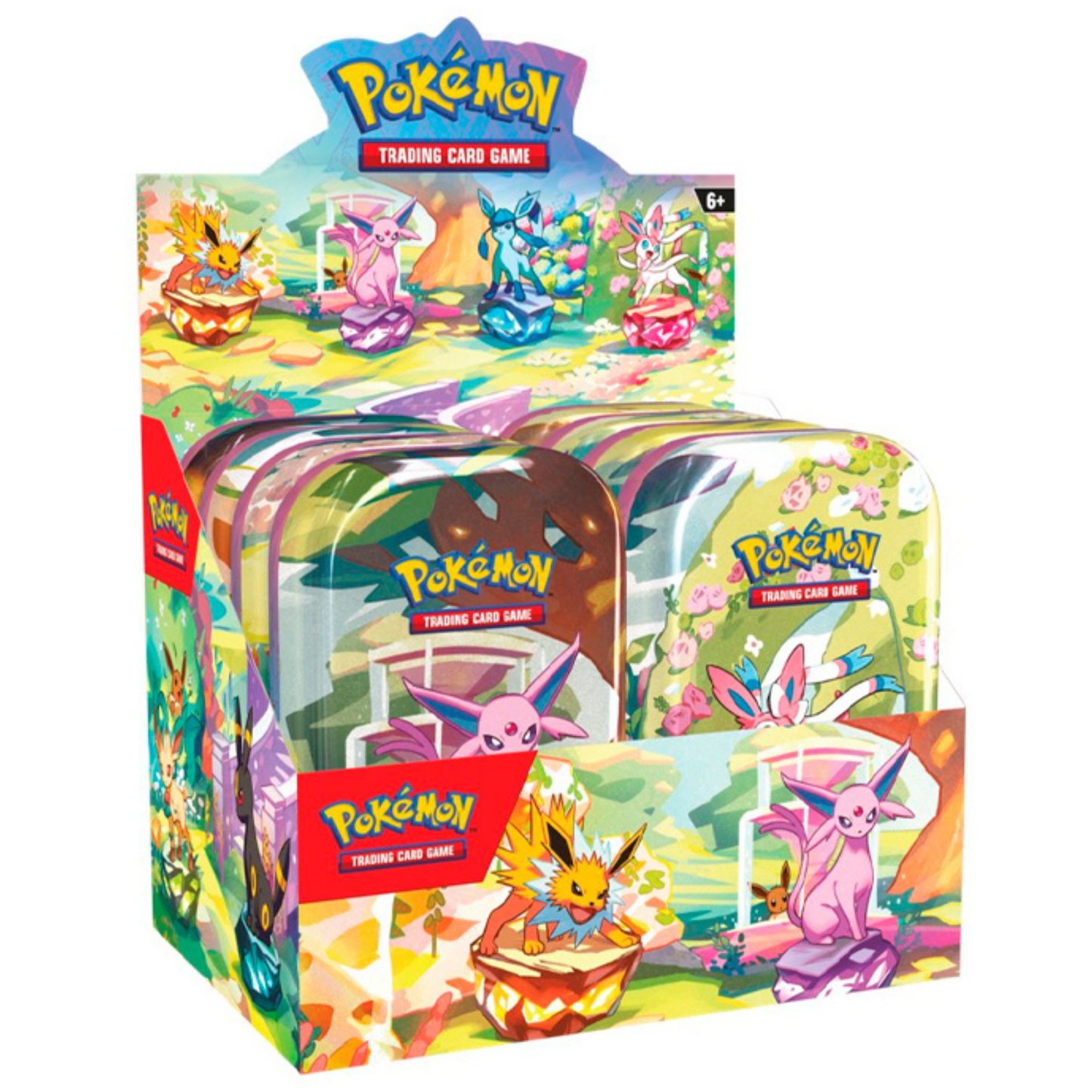 Scarlet & Violet – Prismatic Evolutions – Mini Tin x8 (uno de cada uno) – Español