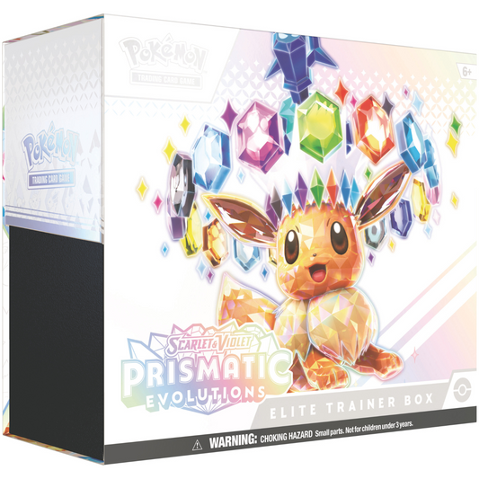 Scarlet & Violet – Prismatic Evolutions – Elite Trainer Box – Español