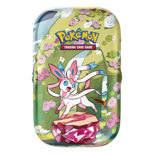 [PREVENTA 07/02/25] Scarlet & Violet – Prismatic Evolutions – Mini Tin (Sylveon) – Ingles