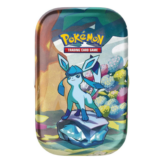 [PREVENTA 07/02/25] Scarlet & Violet – Prismatic Evolutions – Mini Tin (Glaceon) – Ingles