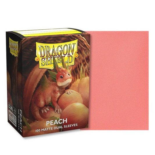 Protectores Dragon Shield 100 – Std. Matte Dual Peach