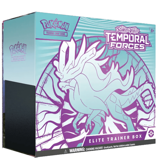 Pokemon TCG Scarlet & Violet Temporal Forces Elite Trainer Box (Waking Wave) - Ingles