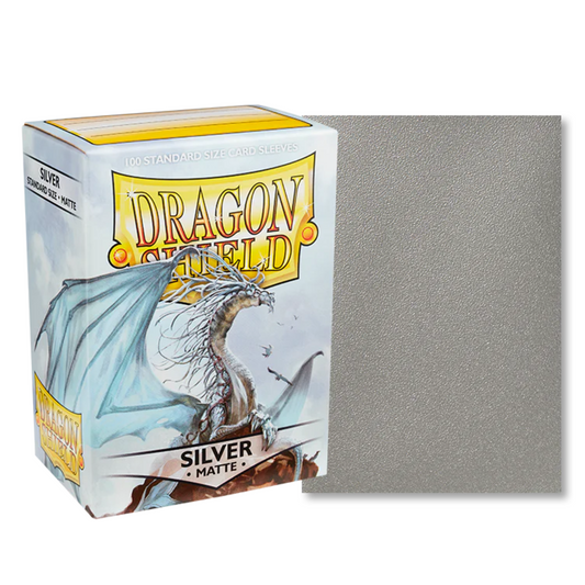 Protectores Dragon Shield 100 – Std. Matte Silver