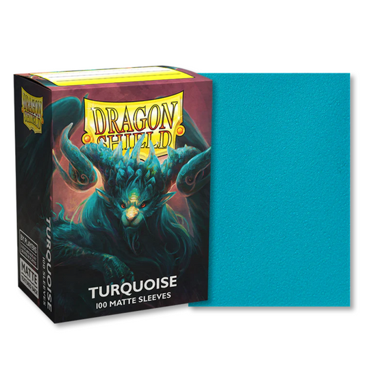 Protectores Dragon Shield 100 – Std. Matte Turquoise