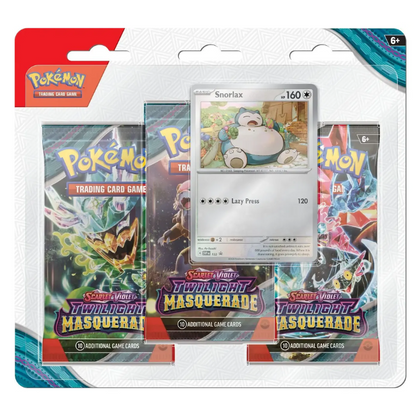 Scarlet & Violet: Twilight Masquerade - AL AZAR -  3 Pack Blister - INGLÉS