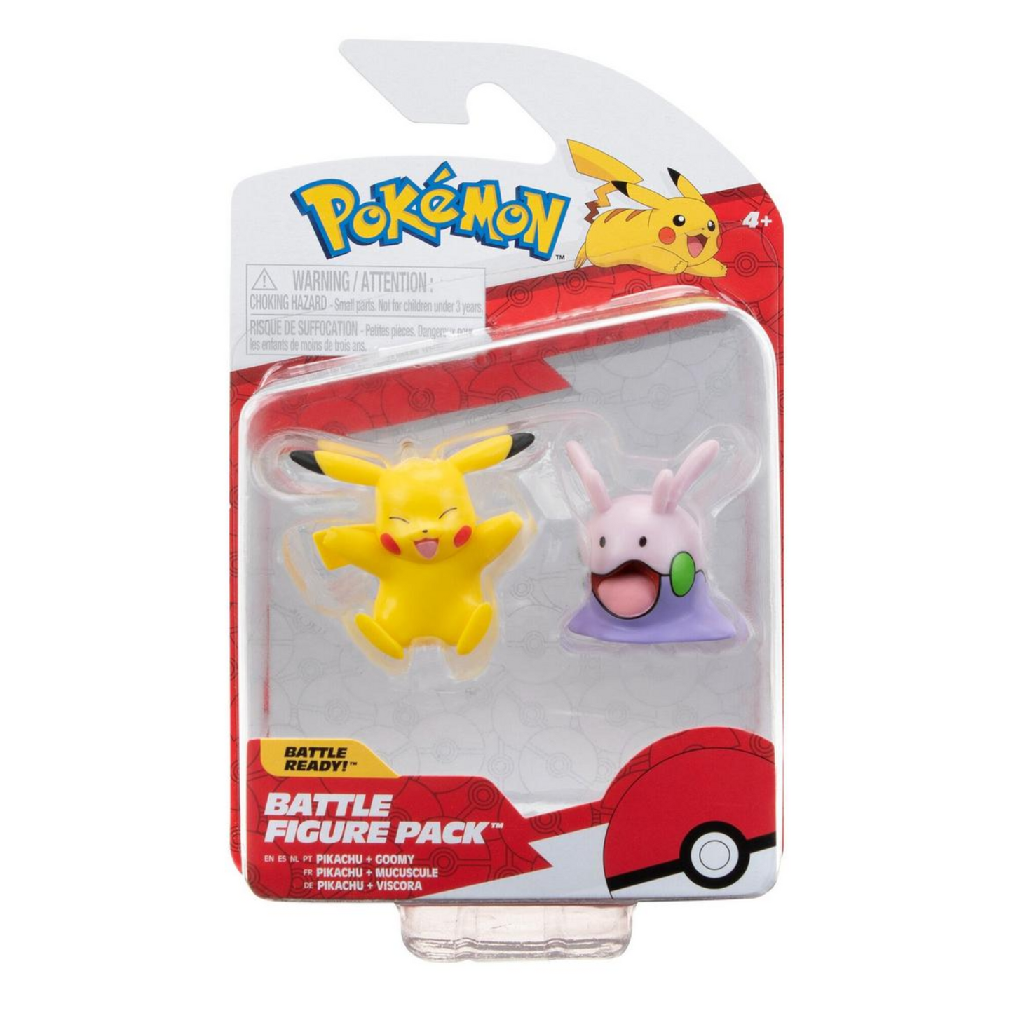 Figuras Pokemon Battle Set 2-Pack (Goomy & Pikachu)