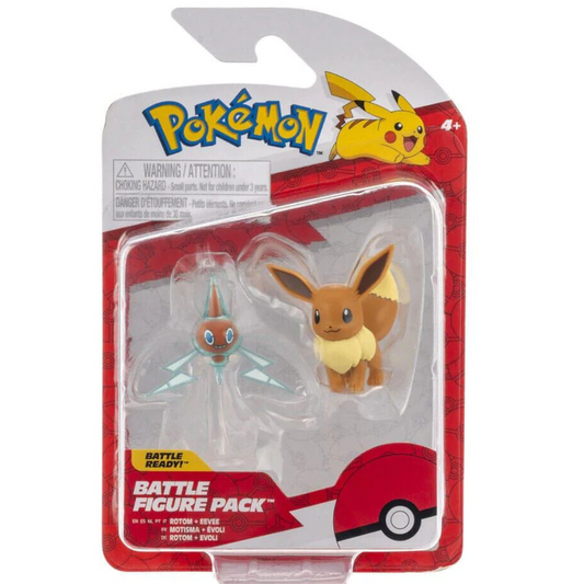 Figuras Pokemon Battle Set 2-Pack (Rotom & Eevee)