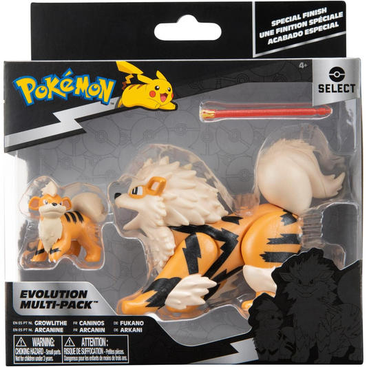 Figuras Pokemon Evolution Multi-Pack Growlithe & Arcanine