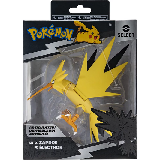 Figura Pokemon Select Zapdos Articulado