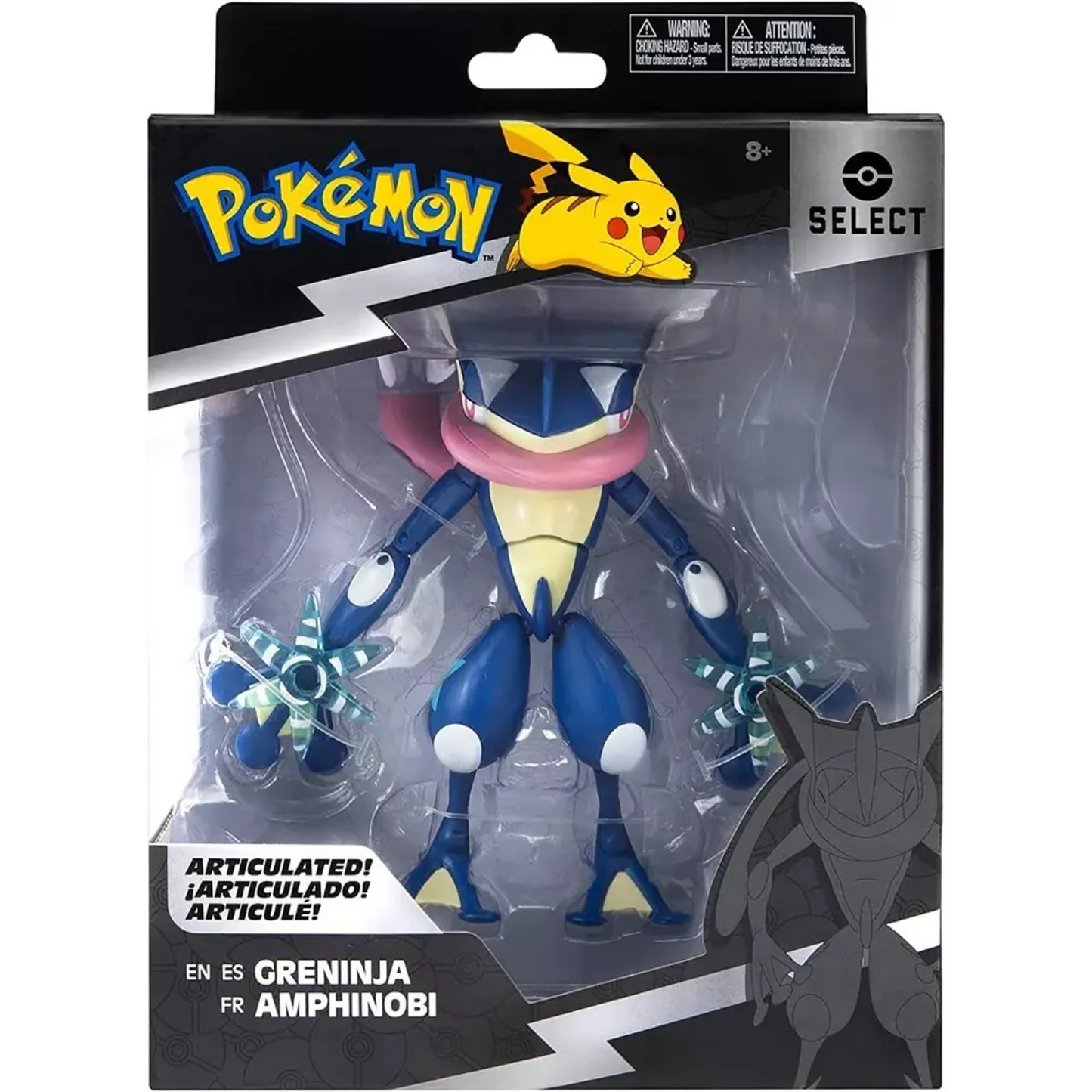 Figura Pokemon Select Greninja Articulado