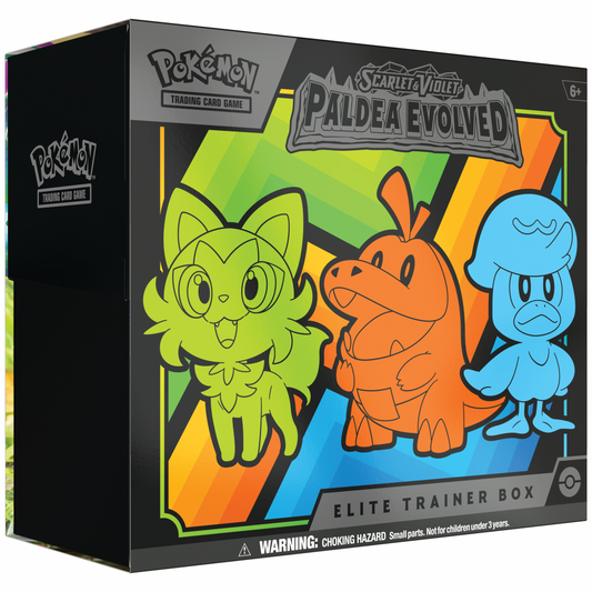 Scarlet & Violet – Paldea Evolved – Elite Trainer Box – Ingles