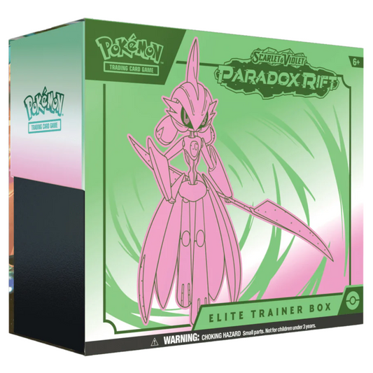 Scarlet & Violet – Paradox Rift – Elite Trainer Box – Ingles (Iron Valiant)