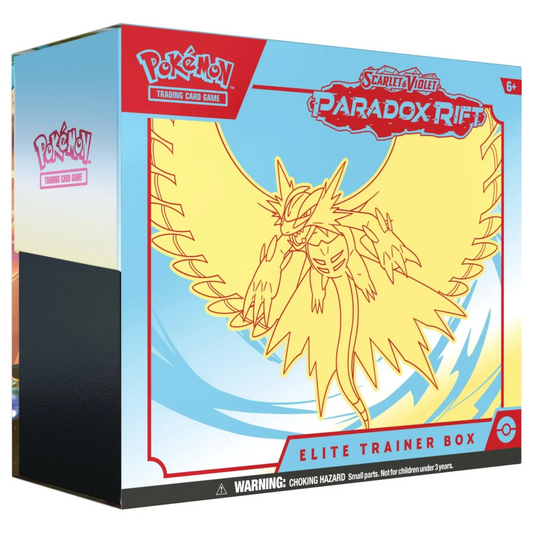 Scarlet & Violet – Paradox Rift – Elite Trainer Box – Ingles (Roaring Moon)