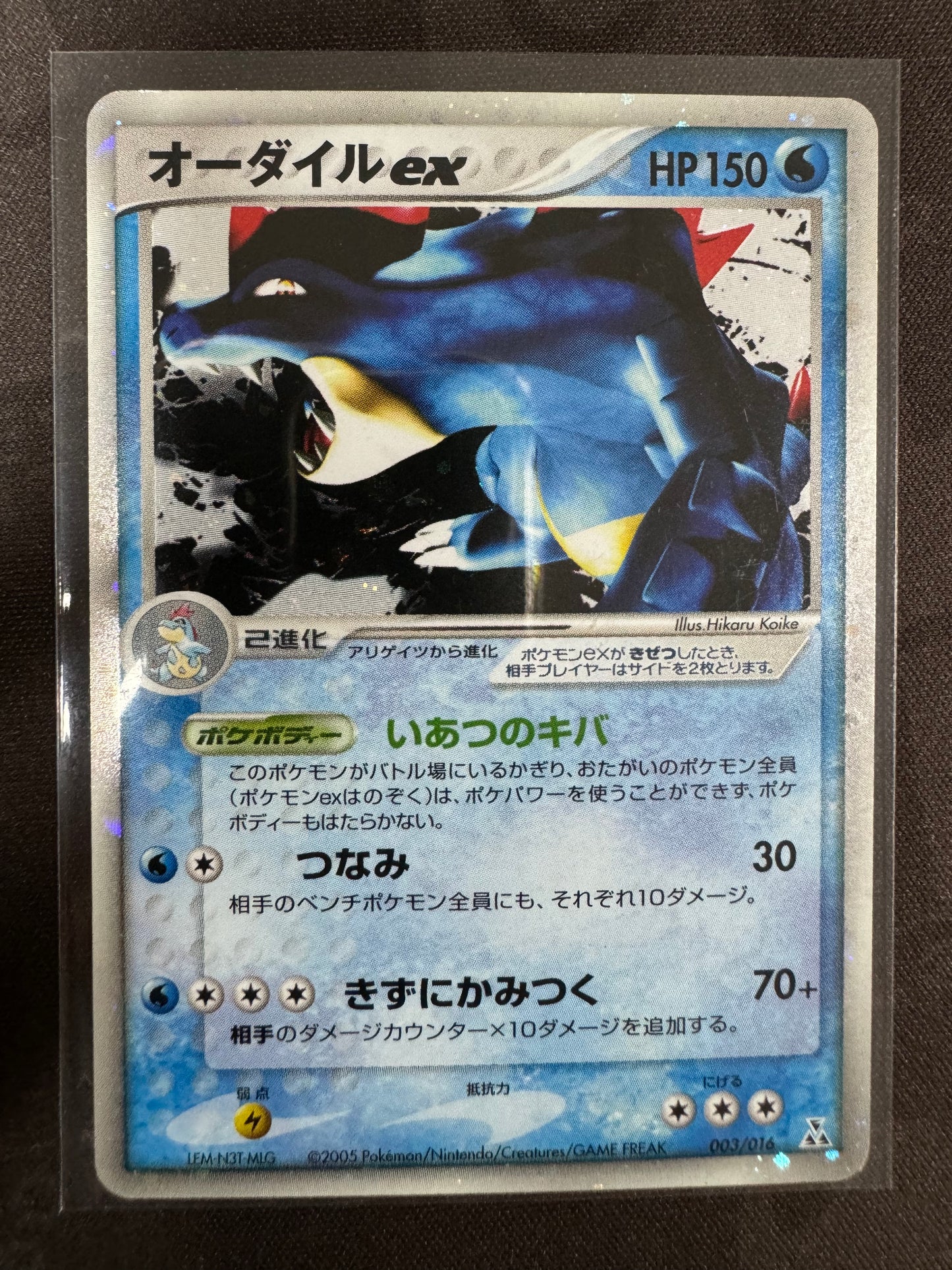 Feraligatr ex - 003/016 - Holo