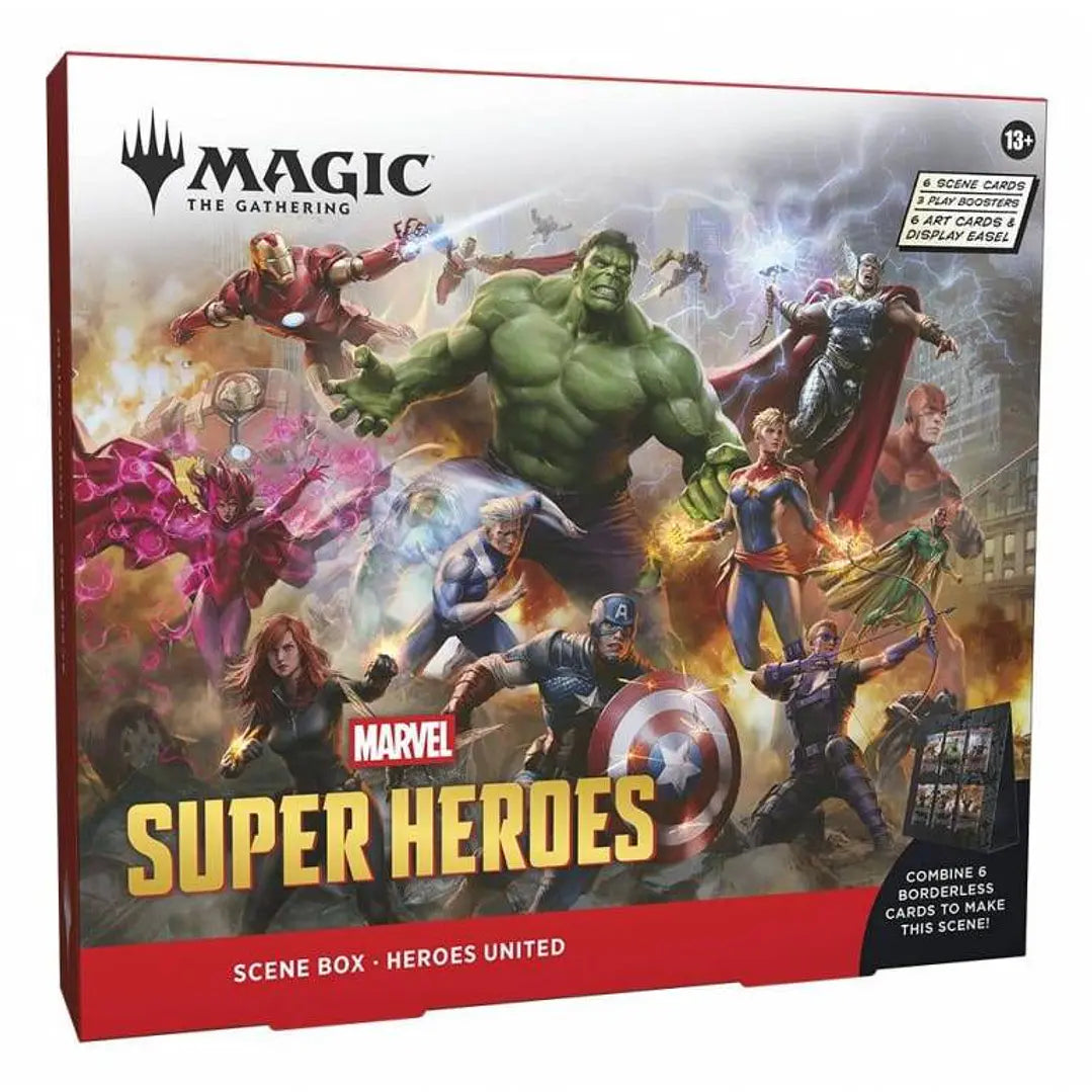 Magic the Gathering: Marvel Super Heroes Scene Box: Heroes United - INGLÉS