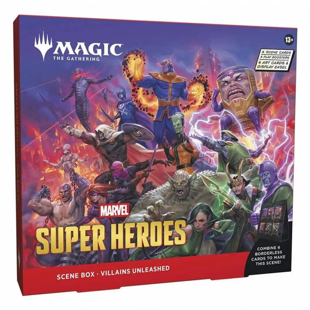 Magic the Gathering: Marvel Super Heroes Scene Box: Villains Unleashed - INGLÉS