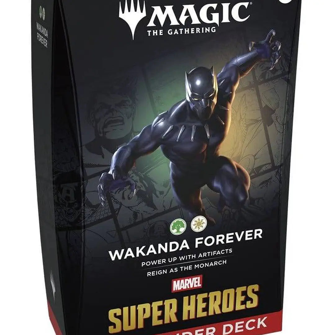 [PREVENTA 26/06/2026] Magic the Gathering: Marvel Super Heroes Commander Deck - Wakanda Forever - INGLÉS
