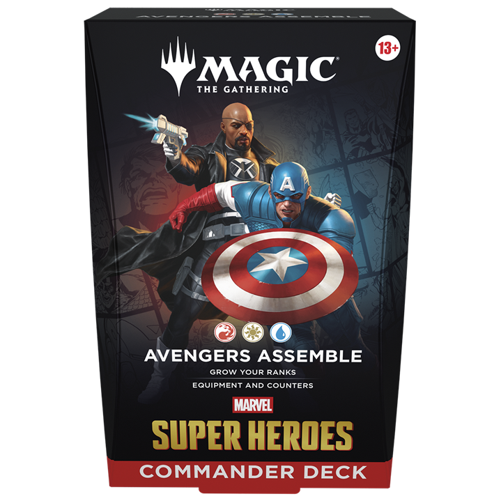 Magic the Gathering: Marvel Super Heroes Commander Deck - Avengers Assemble - INGLÉS