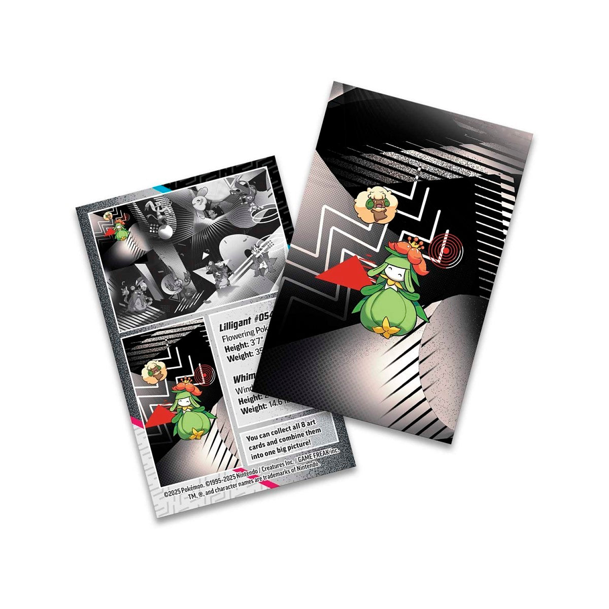 Scarlet & Violet Black Bolt & White Flare – Unova Collection – Mini Tin (Lilligant & Whimsicott) – Inglés