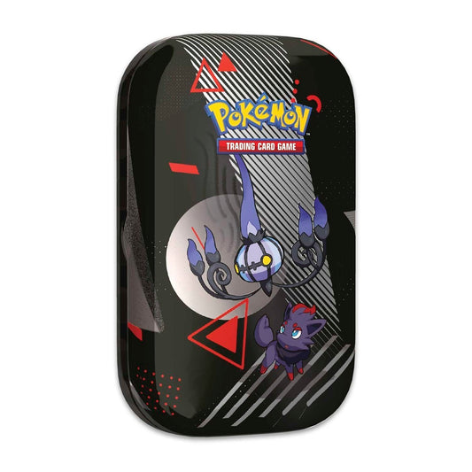 Scarlet & Violet Black Bolt & White Flare – Unova Collection – Mini Tin (Chandelure & Zorua) – Inglés