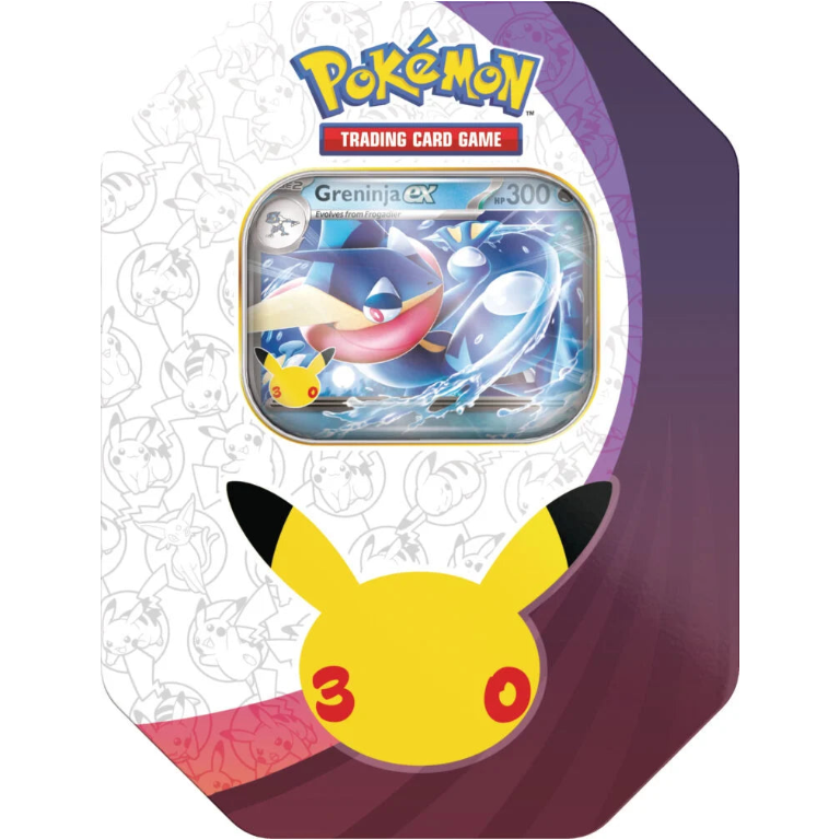 [PREVENTA 16/09/26] 30th Celebration - Ex Tin (Greninja) - Inglés