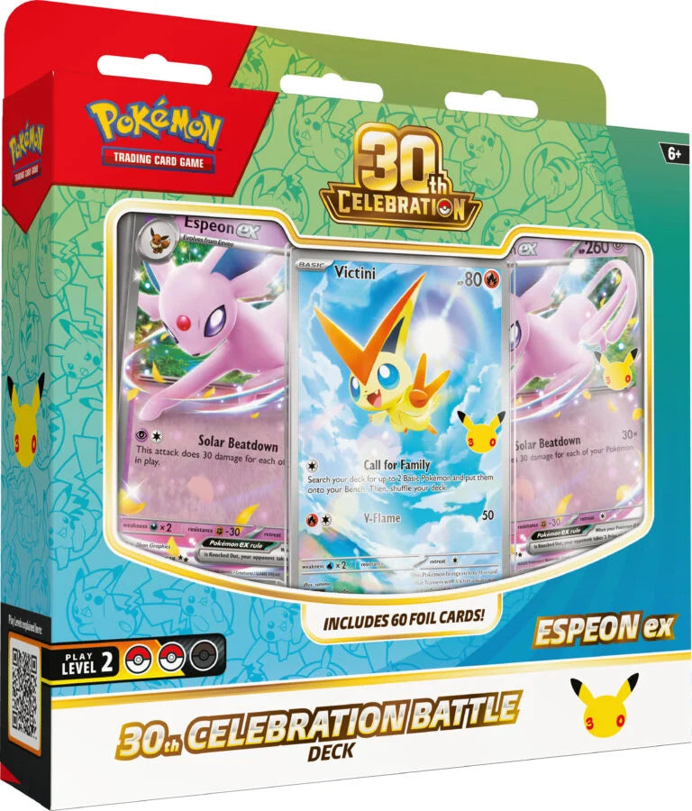 [PREVENTA 30/10/26] 30th Celebration - Ex Battle Deck (Espeon)  – Español