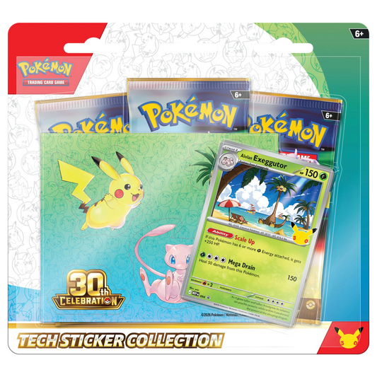 [PREVENTA 16/09/26] 30th Celebration - Tech Sticker (Alolan Exeggutor) - Español