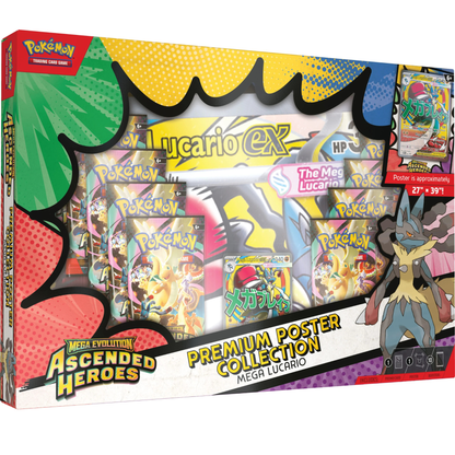 [PREVENTA 20/03/2026] Mega Evolution: Ascended Heroes - Premium Poster Collection - Ingles